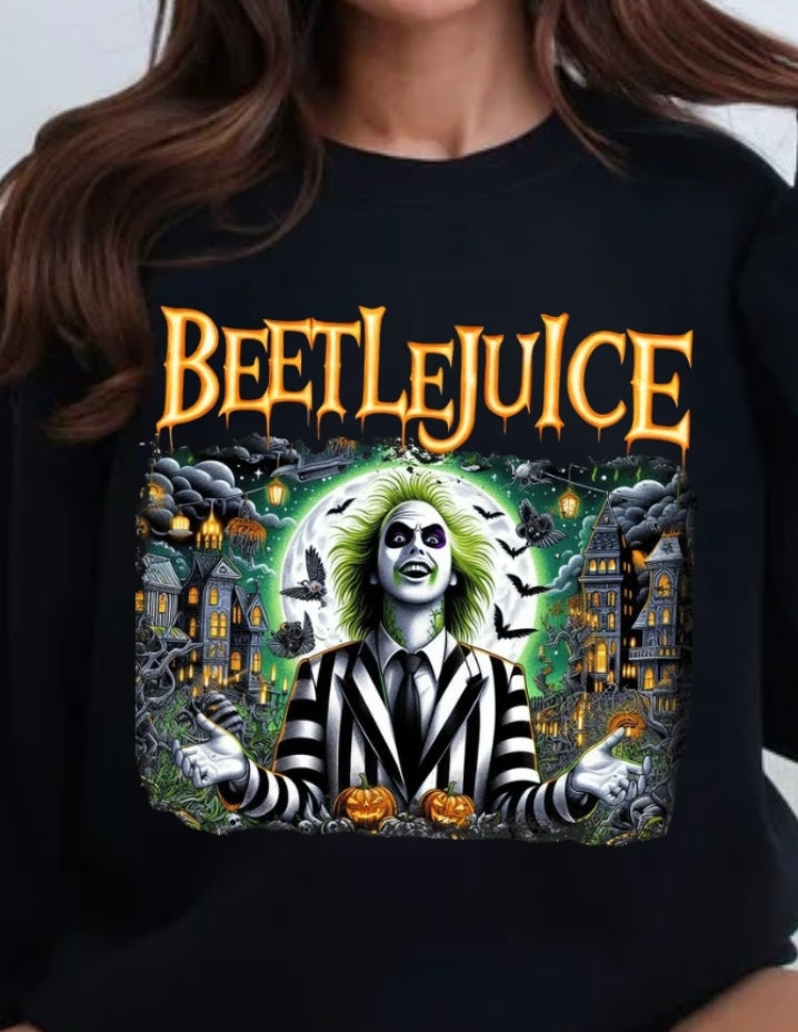 Beetlejuice Beetlejuice Crewneck Sweater